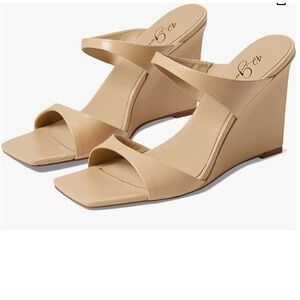 42 Gold Size 8 Omira Dress Wedge Sandals Brand Women's Strappy Slip On